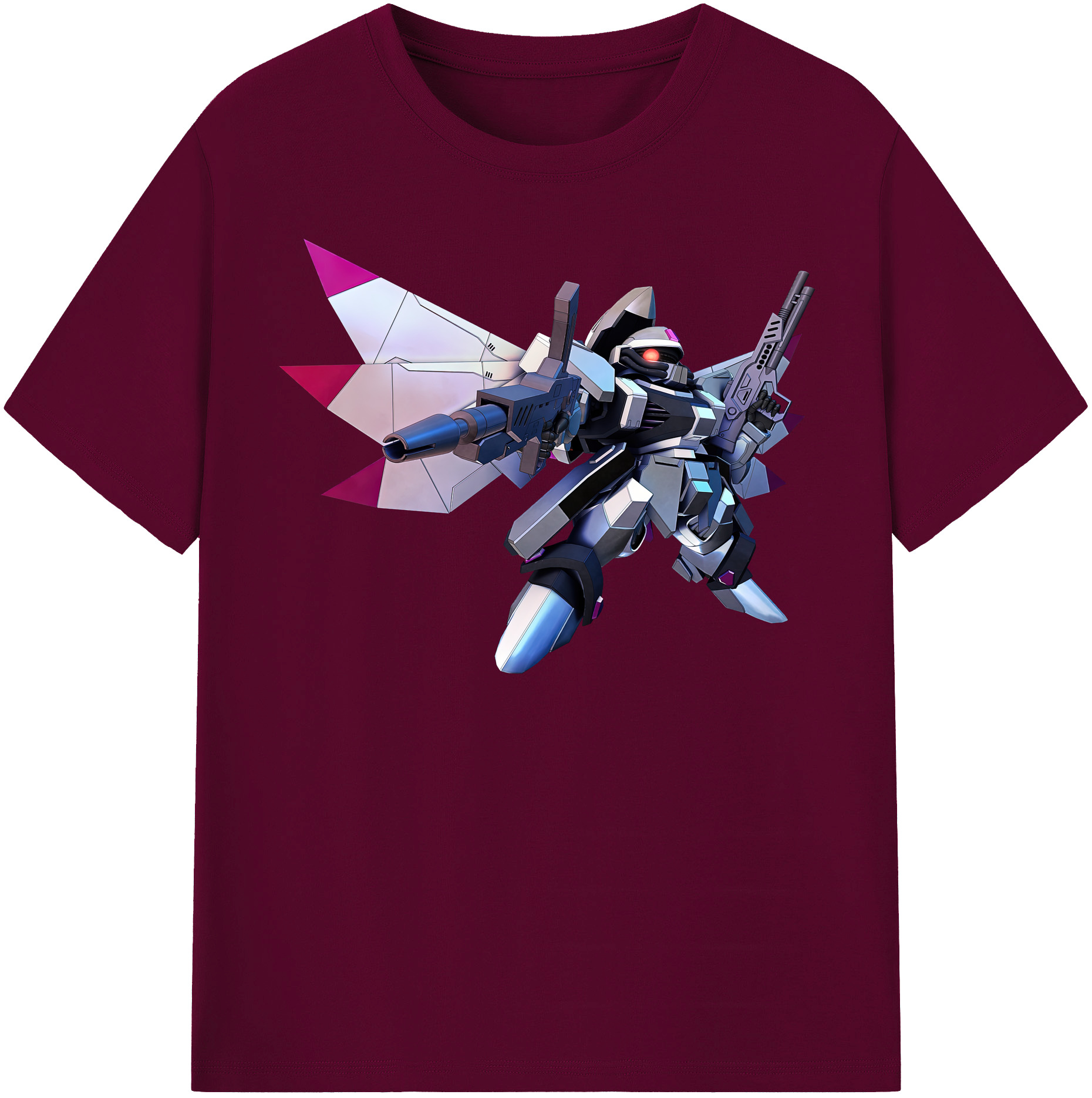 （画像用） 機動戦士ガンダム Mobile Suit Gundam レディースカジュアルプリントTシャツ（綿100％）